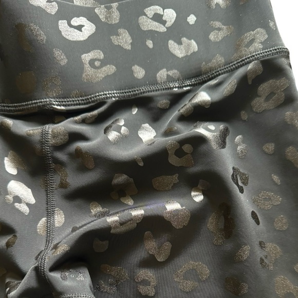 Terez girls leggings size medium foil printed black - Picture 1 of 7